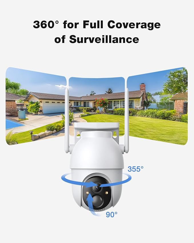 SEHMUA Solar Security Cameras Wireless Outdoor - Image 8