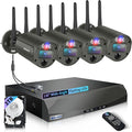 【2-Way Audio & 90 Days Storage】 Wireless Security Camera System, Wireless by WEILAILIFE