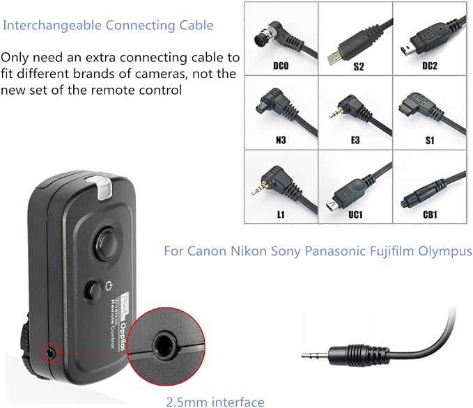 Pixel RW221-DC2 Camera Remote Shutter Release Wireless Radio Control Compatible - Image 4