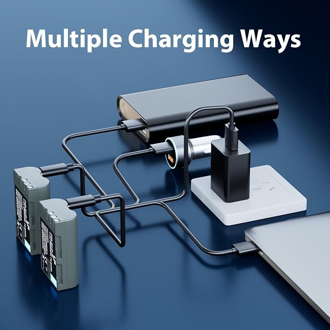 LP EN-EL3e, EL3 Battery, 2600 mAh Battery Compatible - Image 6