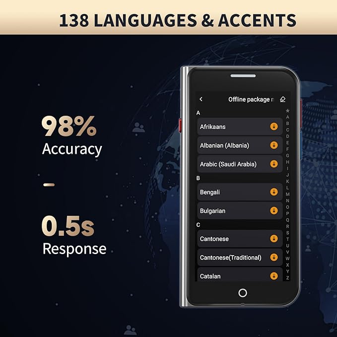 Language Translator Device No Wifi Needed, High-end Upgraded Ai Translator - Image 3