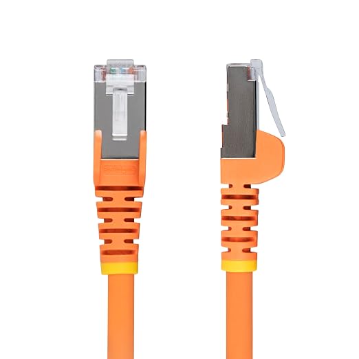 StarTech.com 50ft Orange CAT6a Ethernet Cable, Snagless RJ45, 100W PoE++ - Image 2