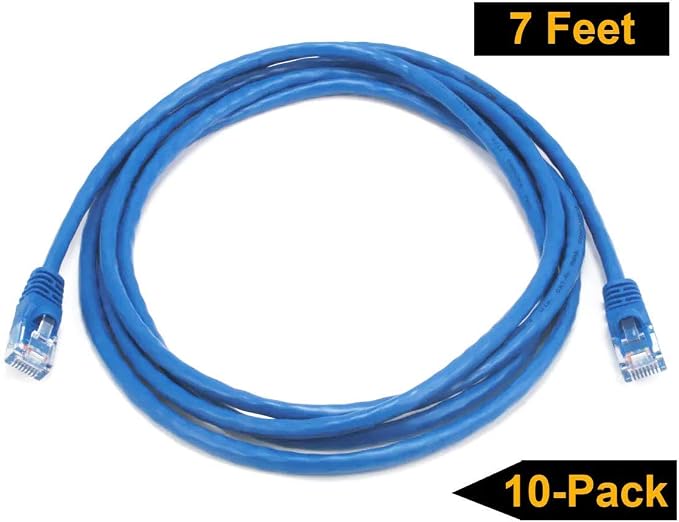 iMBAPrice 1' Cat5e Network Ethernet Patch Cable, 10 Pack - Image 4