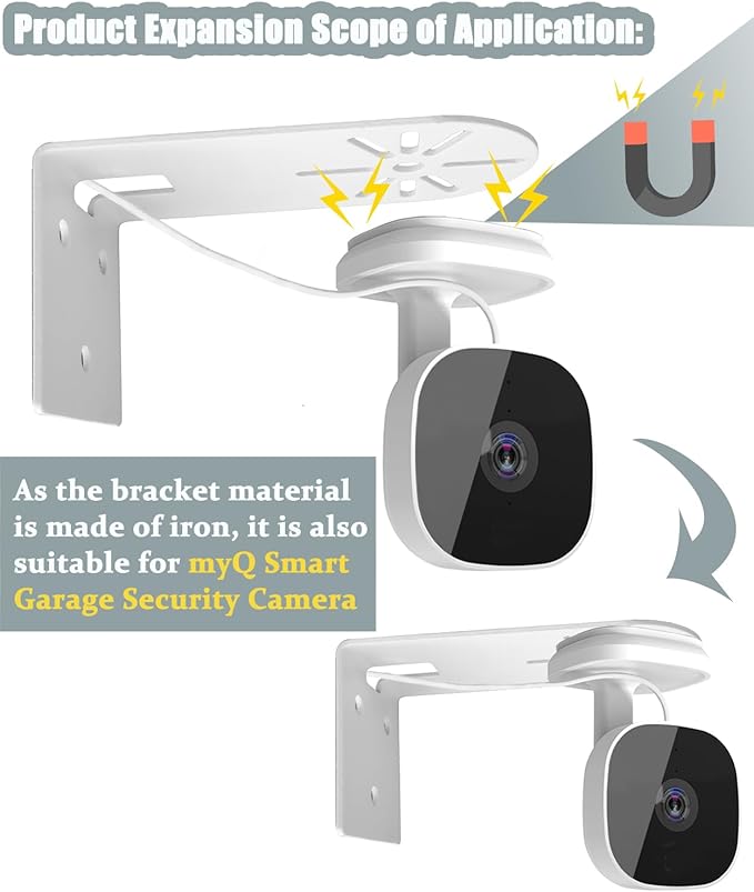 4Pack Metal Swivel Wall Mount Bracket - Image 7