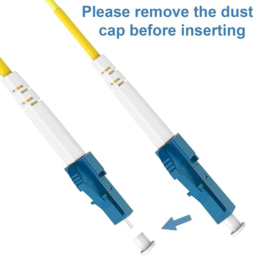 FLYPROFiber- OS2 Single Mode Fiber Cable, 10M/33ft LC/UPC to SC/APC Fiber Optic - Image 5