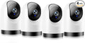 YOTON Indoor Security Camera 4pcs, 2K 360 Wi-Fi Baby Monitor & Pet Camera by YOTON