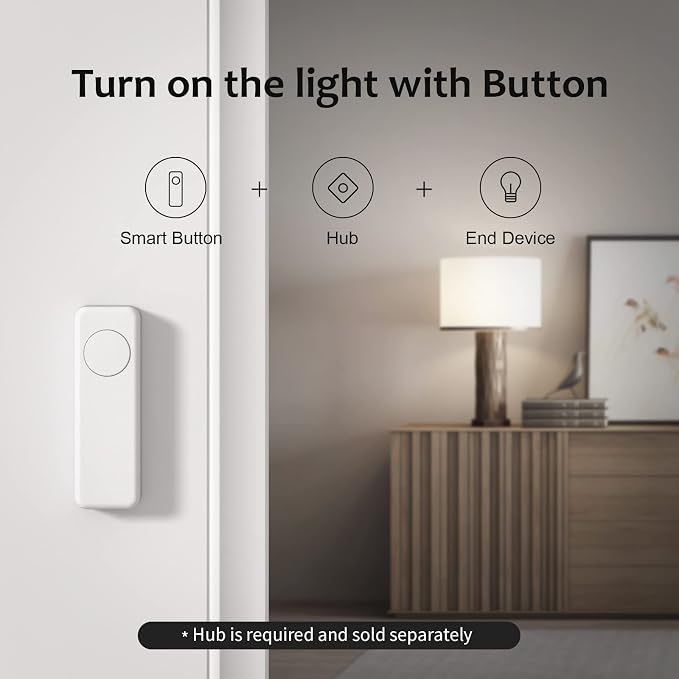 THIRDREALITY ZigBee Smart Button 4 Pack, 3-Way Remote Control, Require Zigbee - Image 4