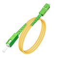 15ft SC/APC to SC/APC Fiber Optic Internet Cable, Single Mode Fiber Patch Cable by Bangun