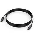 Optical Audio Cable 10 feet, Digital Optical Audio Cable Ultra Thin Cord by DteeDckDirect