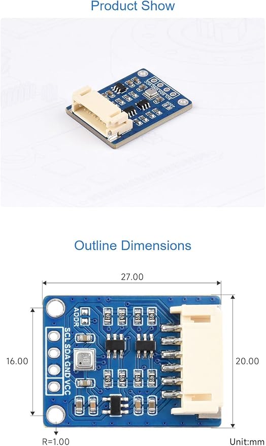 BME680 Environmental Sensor for Raspberry Pi/Raspberry Pi Pico/Arduino/ESP32 - Image 9