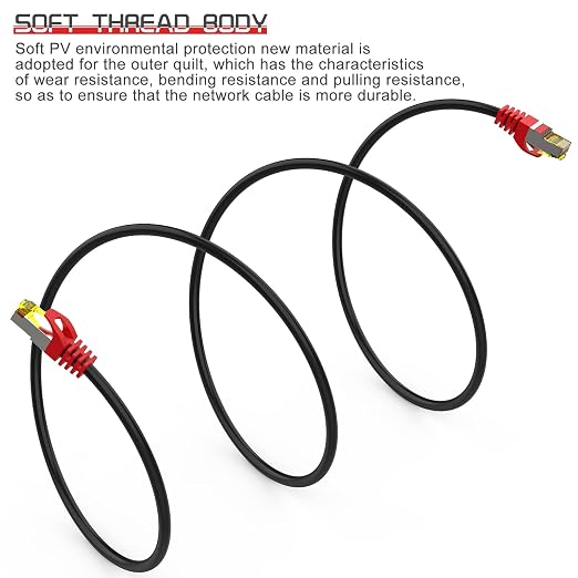 Cat 8 Ethernet Cable 30 ft, 1.5ft 6ft 10ft 20ft 25ft 30ft 75ft 100ft 150ft - Image 4