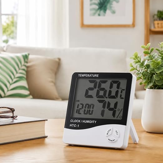 Digital Hygrometer & Thermometer – Indoor Temperature and Humidity Monitor - Image 4