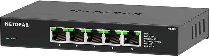 NETGEAR 5-Port 2.5G Multi-Gigabit Ethernet Unmanaged Network Switch - by NETGEAR