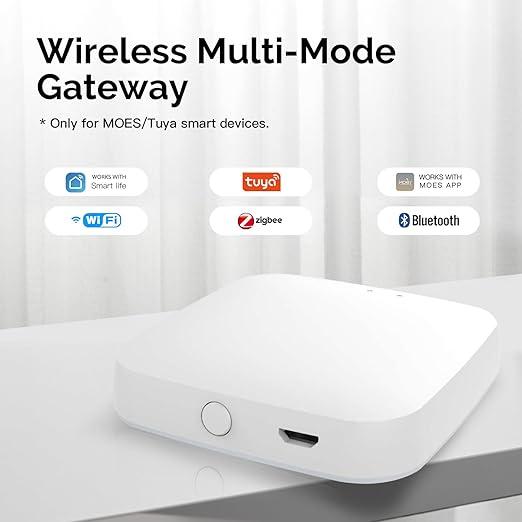 MOES ZigBee & Bluetooth & Mesh Gateway, Tuya Wireless Smart Home Bridge Hub - Image 3