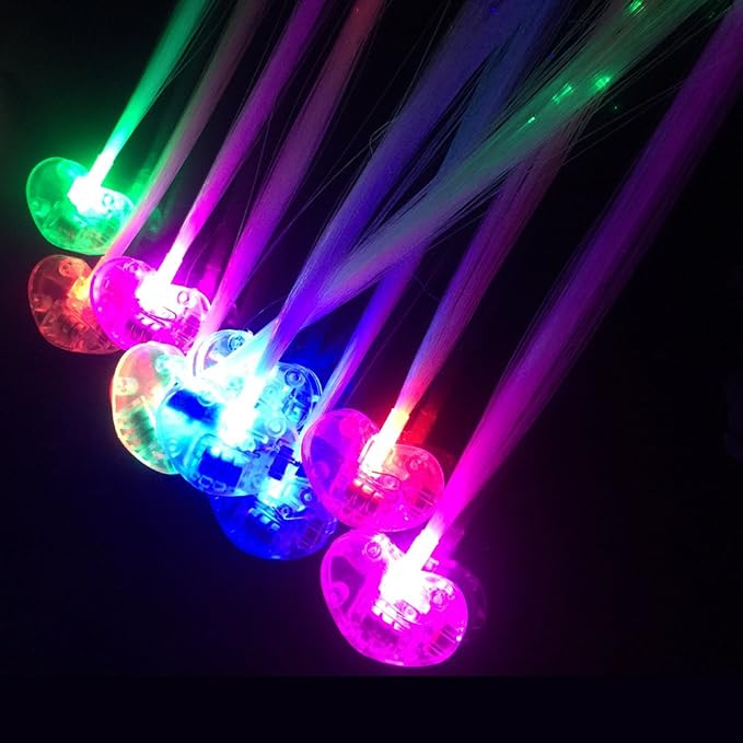 LED Flashing Fiber Optic Hair Accessories - Image 8