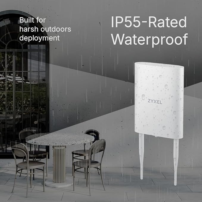 Zyxel WiFi 7 Wireless Access Point | BE5100 | Outdoor IP55 Protection | 2.5Gb - Image 4