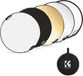 K&F CONCEPT 43''/110cm 5-in-1 Light Reflector by KFCONCEPT