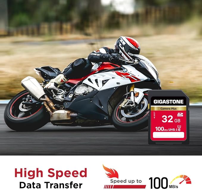 GIGASTONE 32GB SD Card, Camera Plus, UHS-I U1 Class 10 SDHC Memory Card Full HD - Image 3