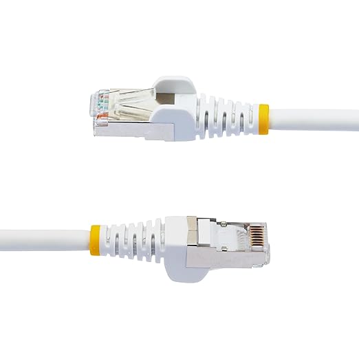 StarTech.com 75ft White CAT6a Ethernet Cable, Snagless RJ45, 100W PoE++ - Image 3