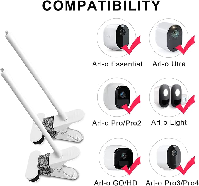 AOZTSUN 2Pack Flexible Clamp Mount Compatible - Image 3