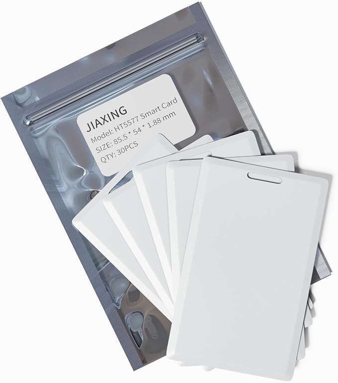 30pcs T5577 Thick Smart Cards, Contactless 125khz RFID Rewritable Proximity by BABIQT