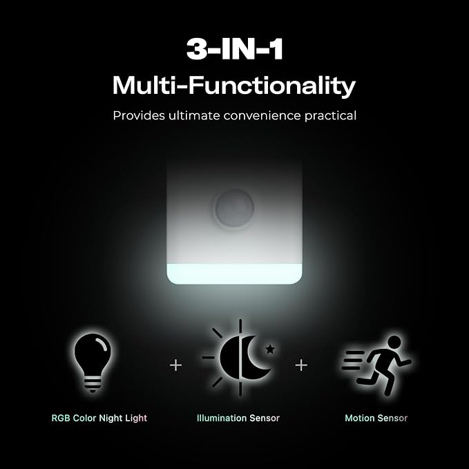 THIRDREALITY Smart Color Night Light 2 Pack, Matter Over WiFi, 3-1 - Image 3