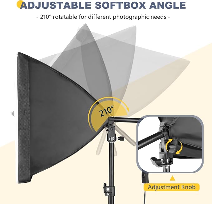Torjim Softbox Photography Lighting Kit, Studio Lights - Image 5