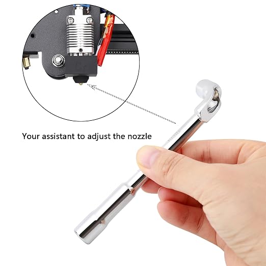 Comgrow 25PCS MK8 Ender 3 V2 Nozzles 0.4MM, 3D Printer Brass Hotend Nozzles - Image 6