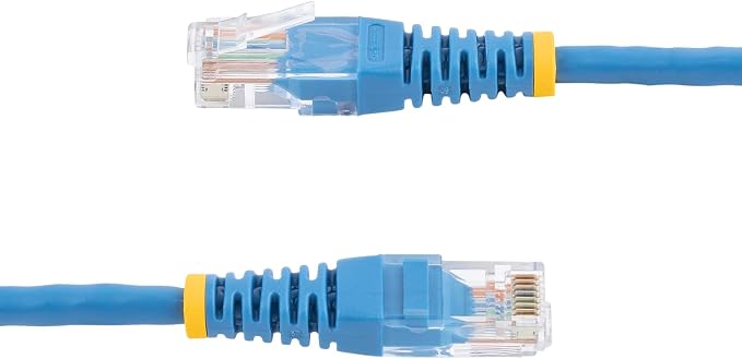 StarTech.com Cat5e Ethernet Cable - 8 ft - Blue - Patch Cable - Molded Cat5e - Image 3