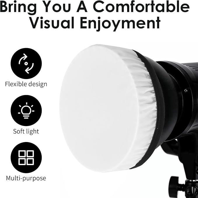 Mabor 4Pcs Round Light Diffuser Cover - Image 4