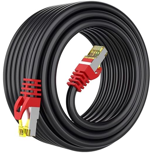 Cat 8 Ethernet Cable 15 ft, High Speed LAN Network Cable, Professional Shielded by Boahcken