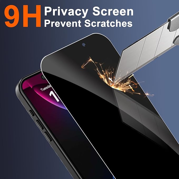 for iPhone 16 Pro Case with Privacy Screen Protector and Camera Protection - Image 8