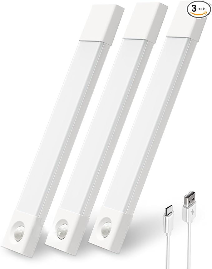 EZVALO Under Cabinet Lighting, Wireless Closet Lights, 50 LED Rechargeable by EZVALO