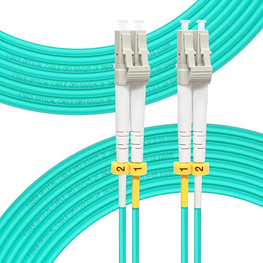 FLYPROFiber- LC to LC Fiber Patch Cable OM3 75M, Length Options: 0.2m-200m by FLYPROFiber
