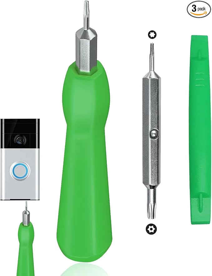Video Screwdriver Bit Set for Battery and Wifi Access by HAO+HELPER