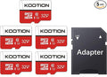 KOOTION 32GB Micro SD Card 5 Pack, Class 10 MicroSDHC Flash Memory Card by KOOTION