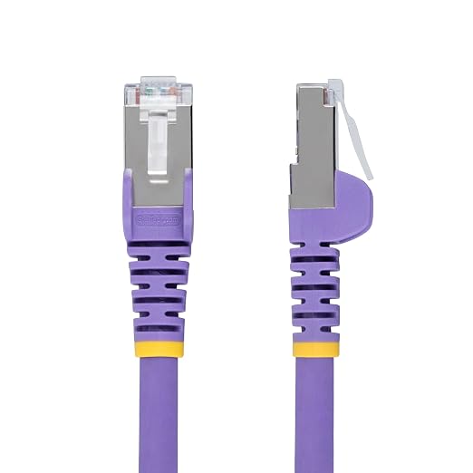 StarTech.com 10ft Purple CAT6a Ethernet Cable, Snagless RJ45, 100W PoE++ - Image 2