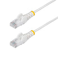 StarTech.com 5ft White Slim CAT6 Ethernet Cable, Snagless RJ45, 28AWG Bare by StarTech