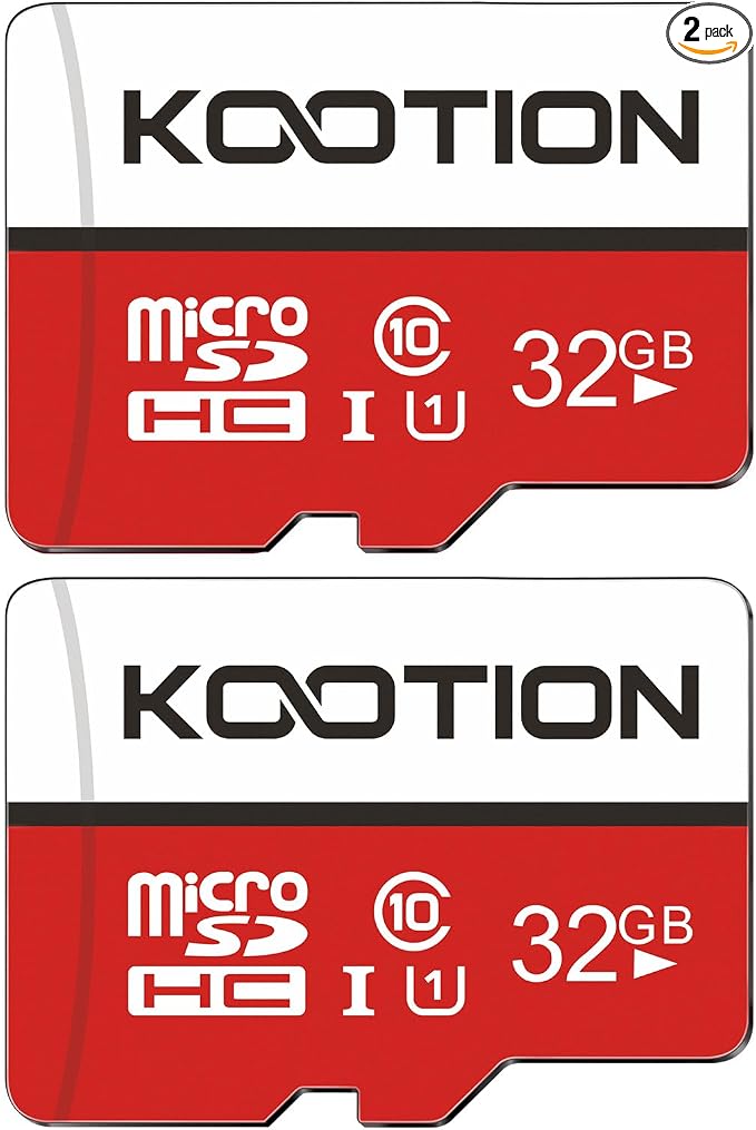 KOOTION 32GB Micro SD Card 2-Pack Class 10 Micro SDHC Card UHS-I Memory Card by KOOTION