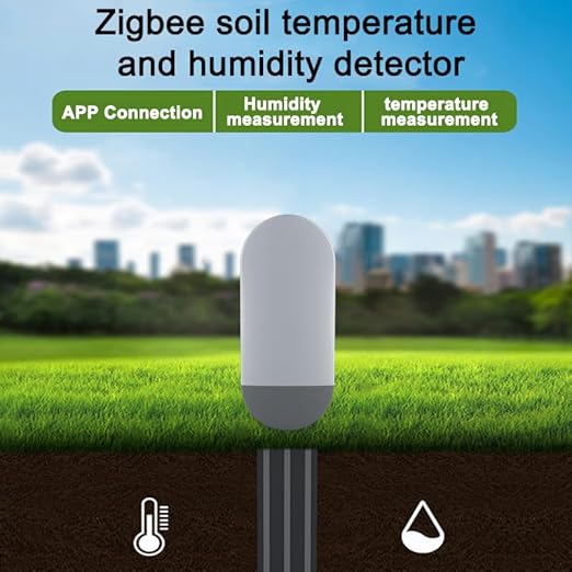 Zigbee Soil Moisture Sensor, Wireless Smart Plant Sensor Leave-in Soil - Image 2