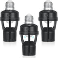 Hortsun 3 Pcs Motion Sensor Light Socket Smart Screw in Light Bulb Outlet by Hortsun