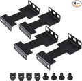 4 Pcs Server Rack Depth Extender, 1U Recessed Rack Extender Deep Mount Adapter by Aiwaiufu
