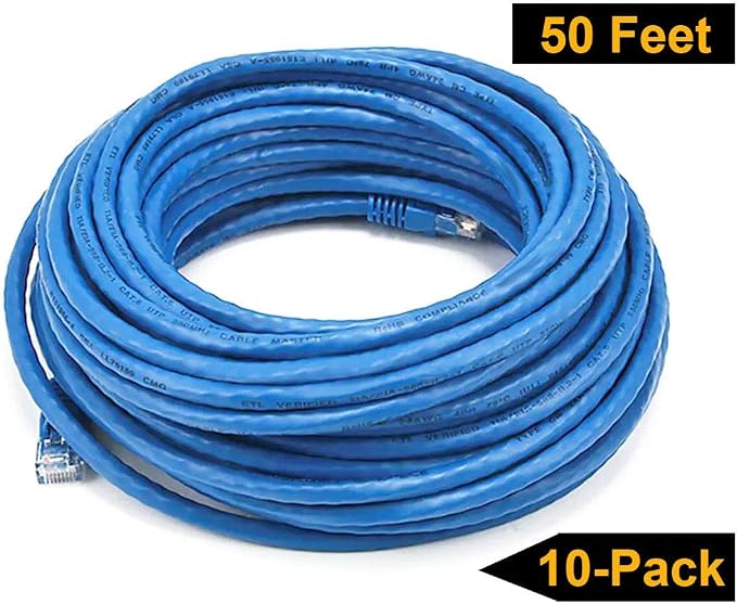 iMBAPrice 15' Cat5e Network Ethernet Patch Cable, 10 Pack - Image 8