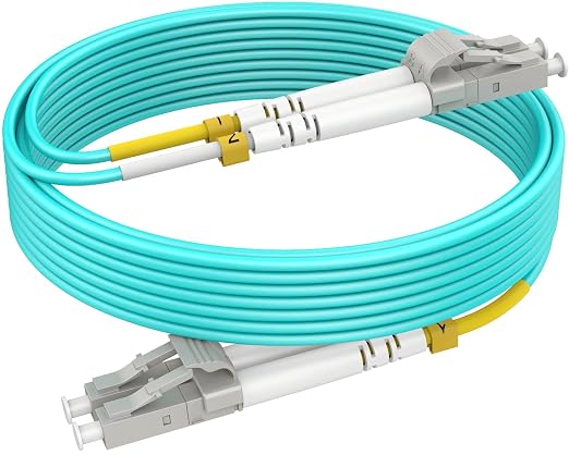 LC to LC Multimode Fiber Patch Cable, 5m OM3 Fiber Optic Cables, Options by RamboCables