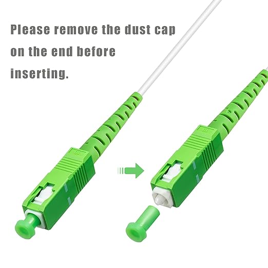 20Pack - 10m SC/APC to SC/APC Fiber Optic Internet Cable, Armored Single Mode - Image 5