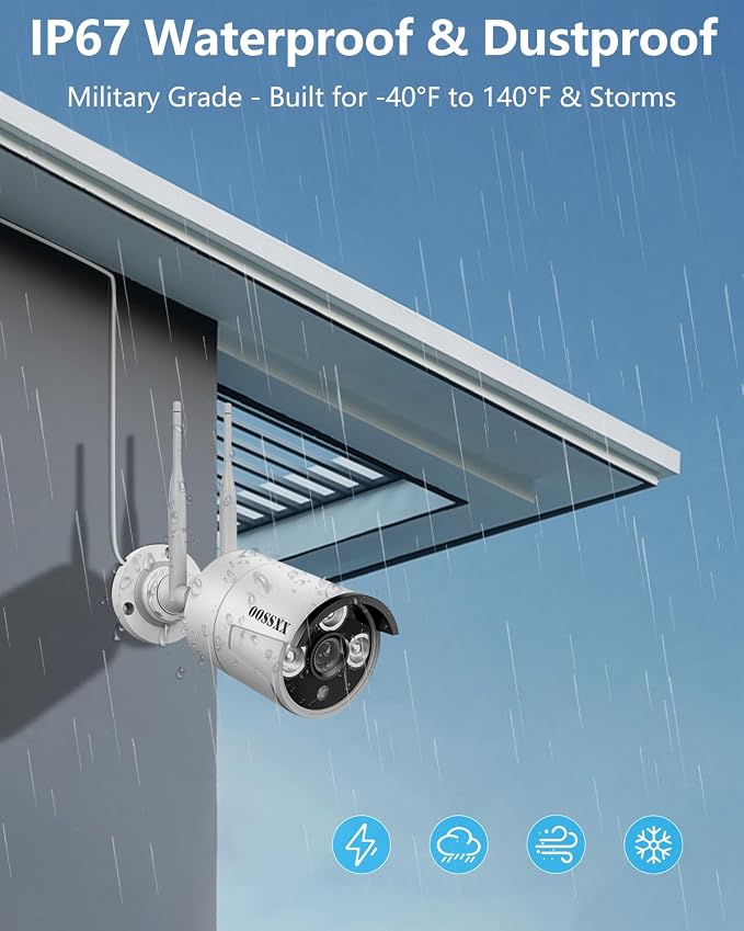 Wireless Security Camera System, 16CH WiFi NVR - Image 7