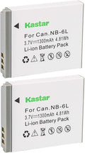 Kastar NB-6L Battery for Canon PowerShot D10, ELPH 500 HS, SX701 HS by Kastar