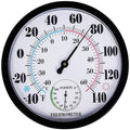 Outdoor Thermometer Hygrometer, 10 Inch Outdoor Thermometer Large Numbers by Lirches