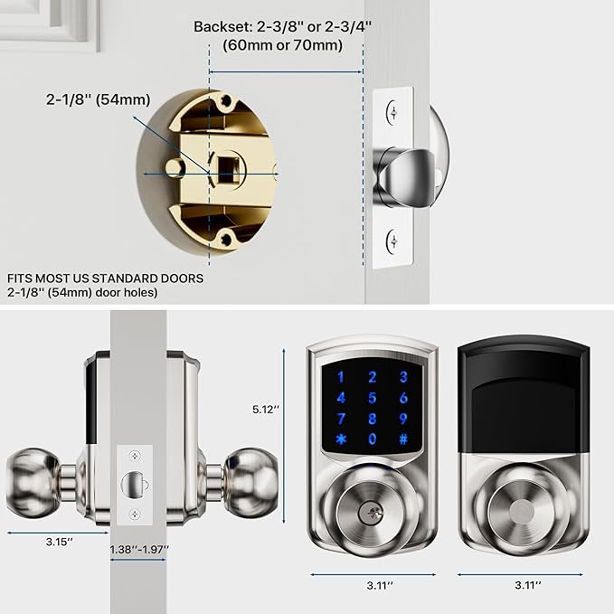 HIDALIFE Keyless Entry Door Lock - Image 7