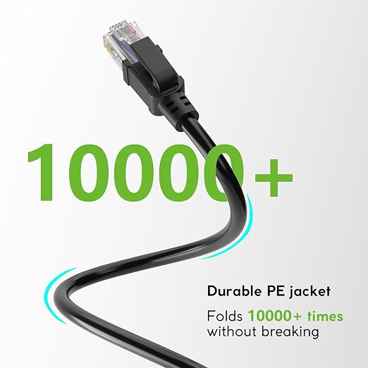 Aqerrow Cat6 Ethernet Cable 150FT, Outdoor Direct Burial Cat 6 Cable 24AWG High - Image 8